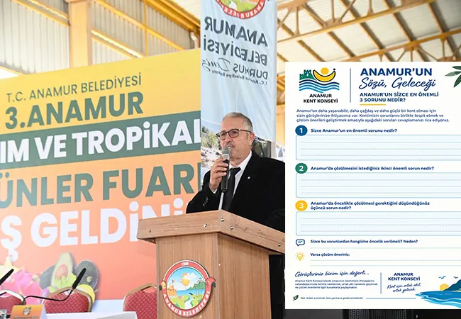 Anamur Kent Konseyi’nden Fuar Alanında Önemli Anket!