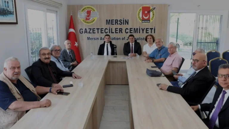 Akdeniz Belediye Başkan Vekili Beşikci Mersin Gazeteciler Cemiyetini Ziyaret Etti
