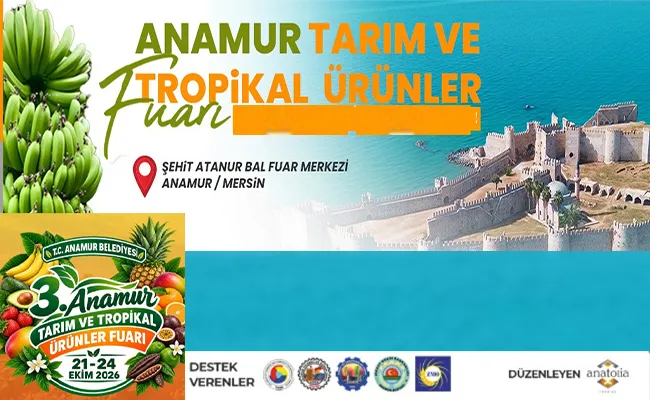 Anamur Tarım ve Tropikal Ürünler Fuarı Yarın Kapılarını Açıyor!