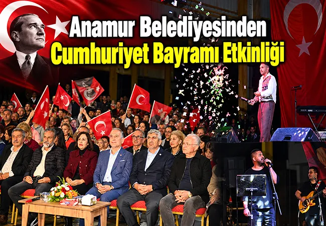 Anamur  Belediyesinden  Cumhuriyet Bayramı  Etkinliği