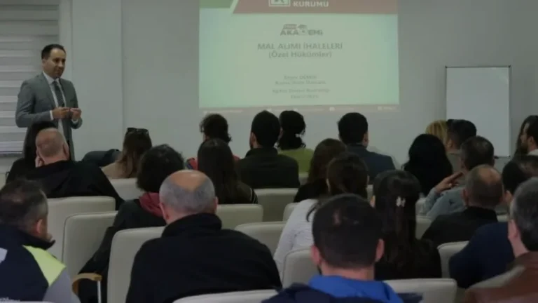 ESKİ Genel Müdürlüğü personelinden kamu ihale eğitimi