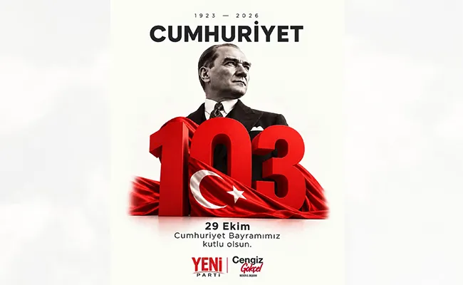 Gökçel: Cumhuriyet, geçmişimizin onuru, geleceğimizin güvencesidir”